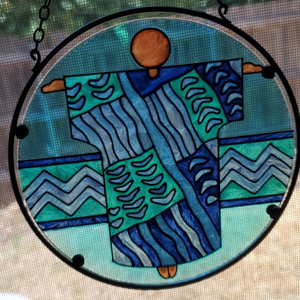 Blue Nile Robe Suncatcher Blue - Picture 3 of 9